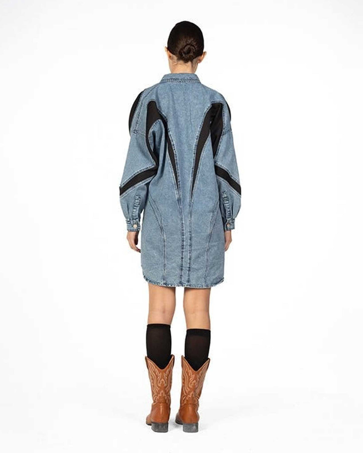 Blackened Blue Dress