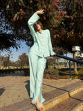 Linen Summer Set - Mint Green