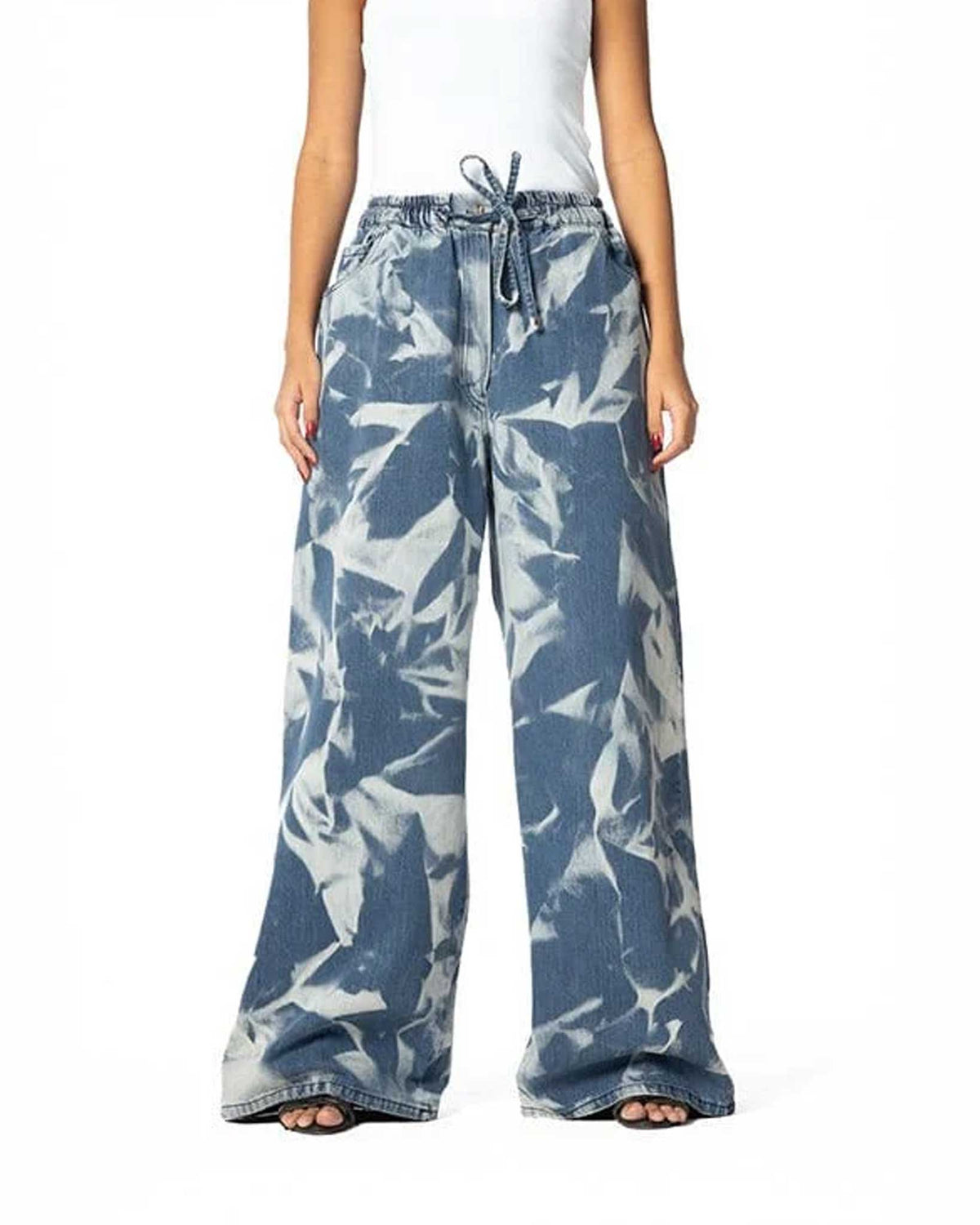 Cloud Wash Denim Pants